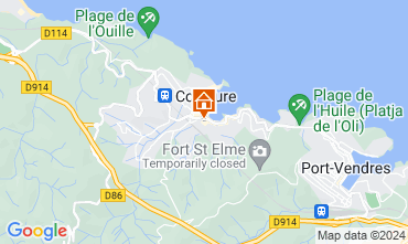 Map Collioure Apartment 82736