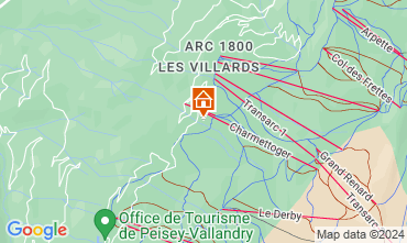 Map Les Arcs Chalet 136