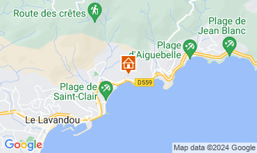Map Le Lavandou Villa 128754
