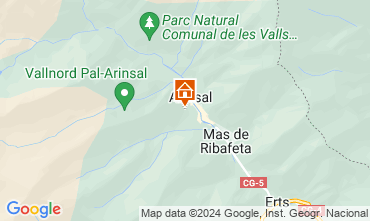 Map Pal-Arinsal Chalet 127242