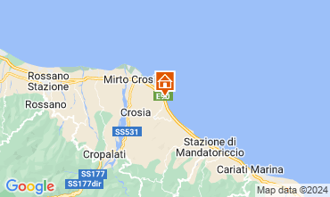 Map Mirto Crosia Apartment 43185