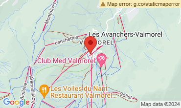 Map Valmorel Apartment 90798