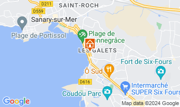 Map Sanary-sur-Mer Apartment 5865