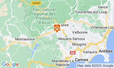 Map Grasse Villa 94977