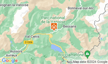 Map Val Cenis Apartment 126158