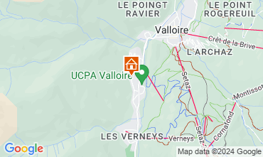 Map Valloire Chalet 49295