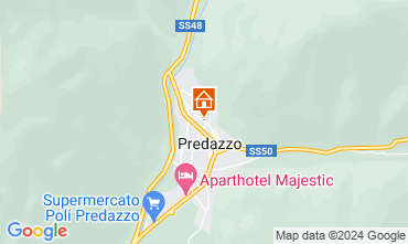 Map Predazzo Apartment 116178