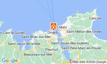 Map Dinard Apartment 80077