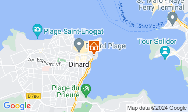 Map Dinard Apartment 80077