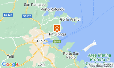 Map Olbia Apartment 109496