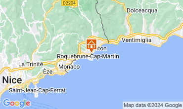 Map Roquebrune Cap Martin Apartment 56046