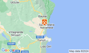 Map Santa Maria Navarrese Villa 110023