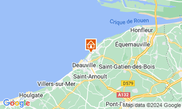 Map Trouville sur Mer One-room apartment 10805