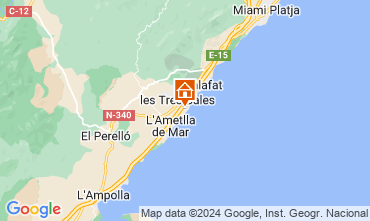 Map L'Ametlla de Mar Chalet 122276