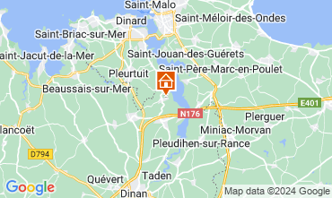 Map Dinan Vacation rental 116168