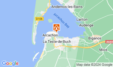 Map Arcachon Apartment 127467