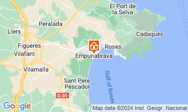 Map Empuriabrava Apartment 52193