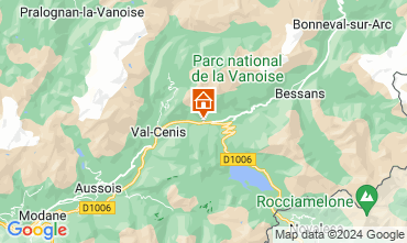 Map Val Cenis Chalet 3253