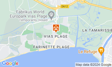 Map Vias Plage Mobile home 95245