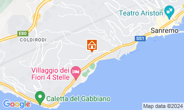 Map Sanremo Apartment 107965