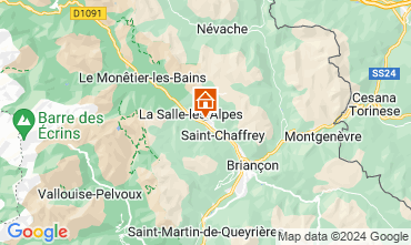 Map Serre Chevalier Apartment 27829