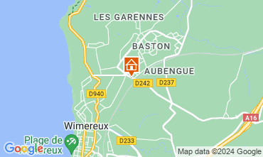 Map Wimereux House 122449