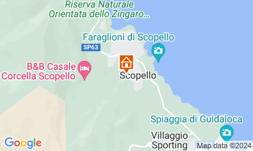 Map Scopello Apartment 125915