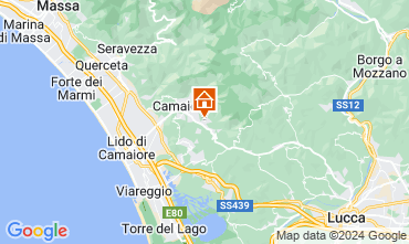 Map Camaiore Apartment 109017