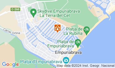 Map Empuriabrava Villa 128327