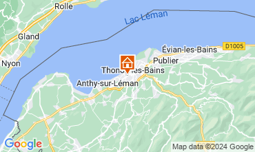 Map Thonon Les Bains Apartment 118446