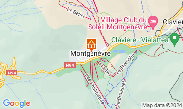 Map Montgenvre Chalet 56206