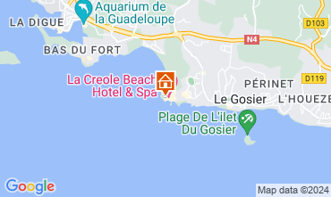 Map Le Gosier (Guadeloupe) One-room apartment 8007