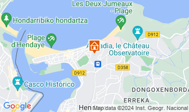 Map Hendaye Apartment 54924