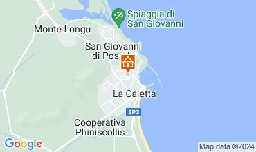 Map La Caletta Apartment 126686