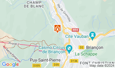 Map Serre Chevalier House 90691