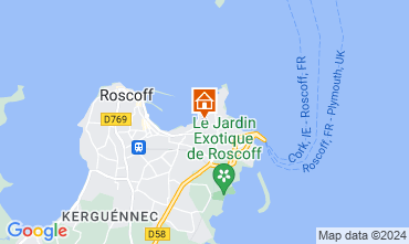 Map Roscoff One-room apartment 97779