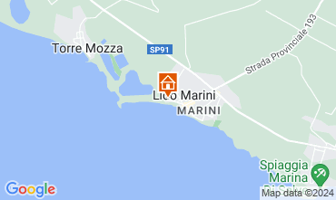 Map Lido Marini Apartment 35867