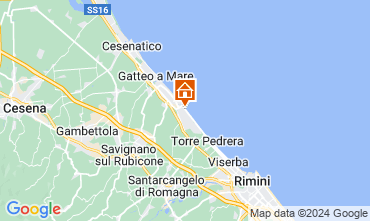 Map Bellaria Igea Marina Apartment 128344