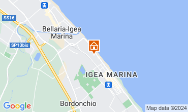 Map Bellaria Igea Marina Apartment 128344