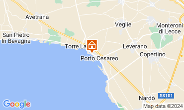 Map Porto Cesareo Apartment 97328