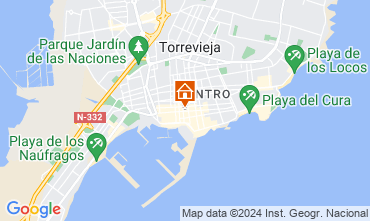 Map Torrevieja Apartment 128061