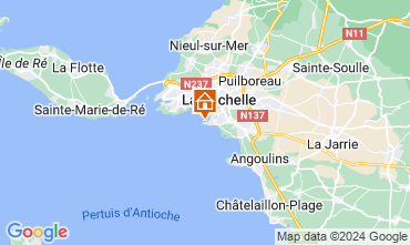 Map La Rochelle Apartment 79237