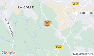 Map Lorgues Villa 118602