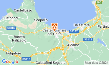 Map Castellammare del Golfo Apartment 127908