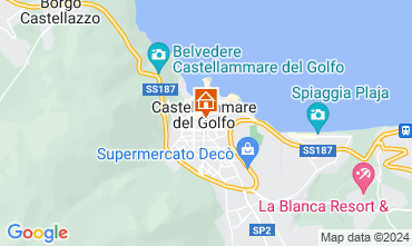 Map Castellammare del Golfo Apartment 127908