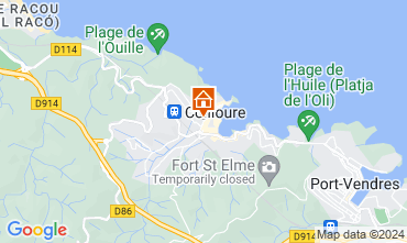 Map Collioure Apartment 118439