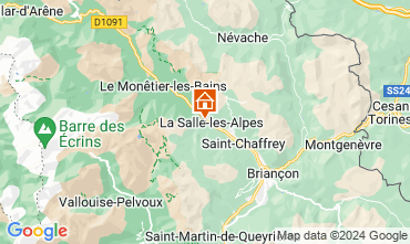 Map Serre Chevalier Apartment 128072