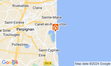 Map Canet Apartment 22549