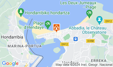 Map Hendaye Apartment 9350