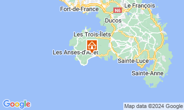 Map Le Diamant Villa 128311